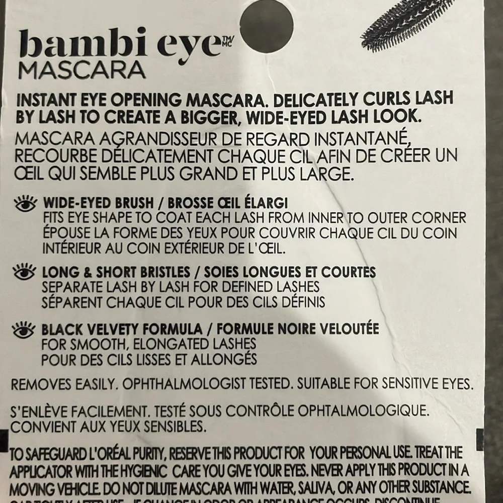 Loreal Paris Bambi Eye Mascara 402 Black Brown